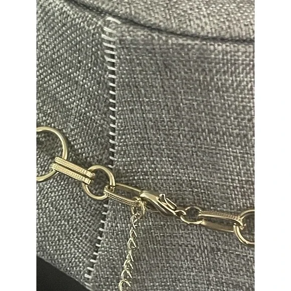 MCM VINTAGE ART DECO BLACK WHITE STRIPED BEAD RETRO TASSEL NECKLACE 36” - Picture 7 of 9